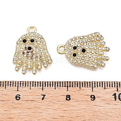 Strassanhänger aus Legierung mit Gestellbeschichtung&nbsp;PALLOY-T091-04KCG-RS