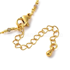 Chaîne en laiton fabrication de collier&nbsp;KK-K337-13G-06