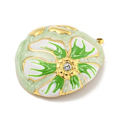 Pendentifs en strass en acier inoxydable 304 avec placage ionique (IP)&nbsp;STAS-U007-07E-G