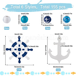 Kit fai da te per la creazione di gioielli a tema oceano&nbsp;DIY-SC0022-65
