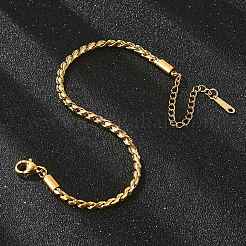 Bracelets à chaîne en acier inoxydable 304 pour femmes&nbsp;BJEW-Q051-04G