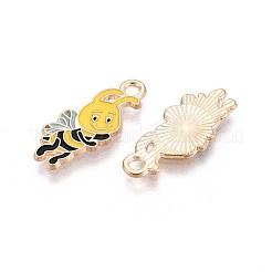 Pendentifs d'émail en alliage&nbsp;ENAM-T022-57C