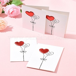 4 carte de vœux en papier kraft&nbsp;AJEW-FS0001-30B