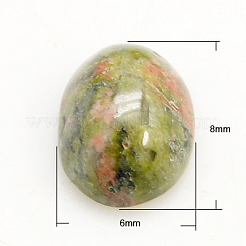 Mischedelstein Cabochons&nbsp;X-G-H1596-8x6x3mm-M