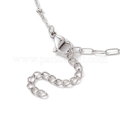 Herstellung von Satellitenkettenarmbändern aus Edelstahl 304&nbsp;AJEW-JB01515-01