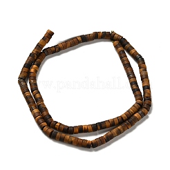 Natürlichen Tigerauge Perlen Stränge&nbsp;G-P575-B40-4x2mm