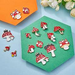 20pcs 10 colgantes de esmalte de aleación de estilo&nbsp;ENAM-SZ0002-28
