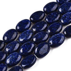 Fili di perline di lapislazzuli imitazione pietra preziosa sintetica&nbsp;G-M206-56