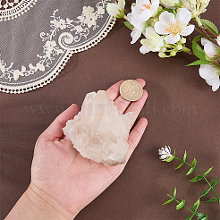 Adornos de racimo de cristal de cuarzo natural&nbsp;DJEW-PA0001-08
