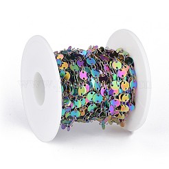 Catene a maglie in acciaio inossidabile placcate ionicamente (ip) 304&nbsp;CHS-L019-01B-M