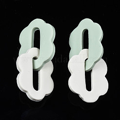 Handgefertigte Verbindungsringe aus Fimo&nbsp;LS-CLAY-N010-032-04