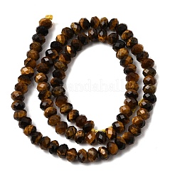 Chapelets de perles d'œil de tigre naturel&nbsp;G-N0179-03-6x4mm