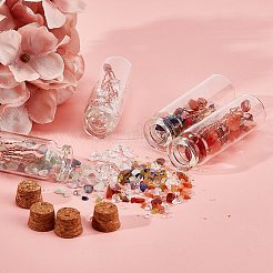 Glas Flasche wünschend&nbsp;DJEW-GF0001-05B