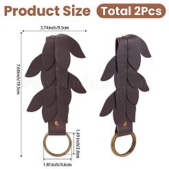 2 gonna rinascimentale in similpelle per donna&nbsp;AJEW-CL0003-54A