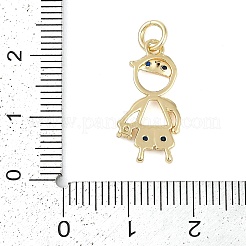 Pendentif en zircone cubique micro pavé de laiton placage en rack&nbsp;LS-KK-H509-34G-01