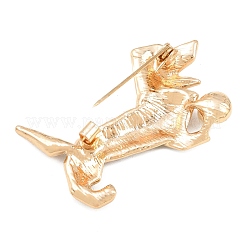 Spille da bavero a forma di bassotto con strass in lega&nbsp;RB-CBA4ABF-01G