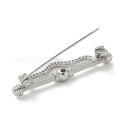 Messing Micro pave Zirkonia Broschen&nbsp;JEWB-Q007-01P