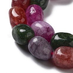 Teñido natural malasia jade abalorios hebras&nbsp;G-P528-I04-01