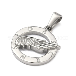 Ciondoli in acciaio inox 304&nbsp;STAS-A140-01C-P