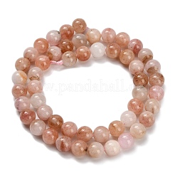 Natürliche rosa Morganit Perlen Stränge&nbsp;G-H335-B01-8mm