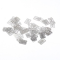 Hohle Metall-Lesezeichen Edelstahl-Lesezeichen&nbsp;AJEW-WH0181-78A