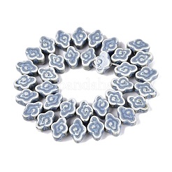 Perles en porcelaine manuelles&nbsp;PORC-Q008-09B