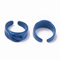Manschettenringe aus lackierter Legierung&nbsp;RJEW-T011-34C-RS