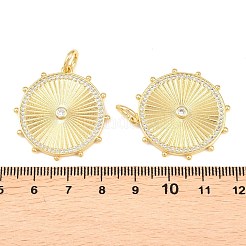 Ottone micro spianare pendenti zirconi&nbsp;KK-C162-062G-02