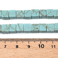 Natürlichen Türkisperlen Stränge&nbsp;G-T139-6x6-26A