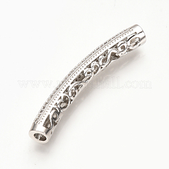 Ottone micro spianare perline tubo zirconi&nbsp;ZIRC-T004-75P
