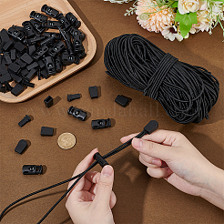 50 m runde elastische Polyesterschnüre&nbsp;DIY-OC0014-89B