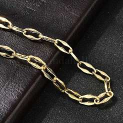 Colliers de chaîne de câble en laiton pour les femmes&nbsp;NJEW-B157-01G