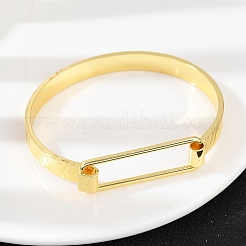 Elegante Messingarmreifen für Damen&nbsp;BJEW-C112-05G