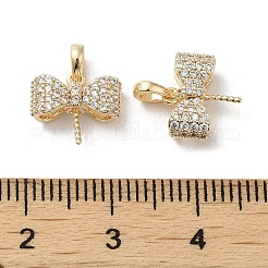 Pendentifs avec zircon cubiques à micro-pavés en laiton&nbsp;KK-H455-58G