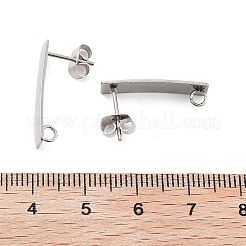 Ritrovamento di orecchini a bottone in acciaio inossidabile 304&nbsp;STAS-Z091-02P-03