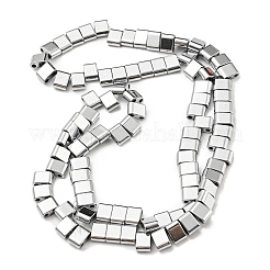 Chapelets de perles en hématite synthétique électrolytique sans magnétiques&nbsp;G-C106-B02-08B