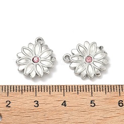 Pendentifs en strass en acier inoxydable 304&nbsp;STAS-L308-07P