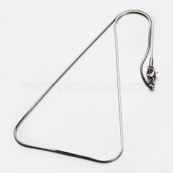 Colliers à chaîne serpent carrée en acier inoxydable 304 anti-ternissement&nbsp;NJEW-M114-32-P