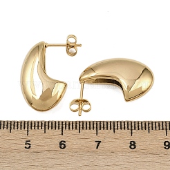 Tropfenförmige Ohrstecker aus Edelstahl 304&nbsp;EJEW-D335-01G
