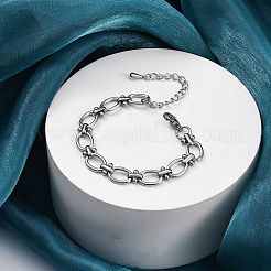 Bracelets à chaînes en acier inoxydable 304&nbsp;BJEW-K265-04P