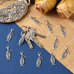 Décorations de pendentif en alliage 30pcs&nbsp;HJEW-YW00475