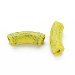 Undurchsichtige knisternde Acrylperlen&nbsp;MACR-S372-001N-001