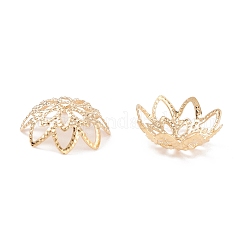 Calottes multipétales en laiton&nbsp;KK-K253-18G