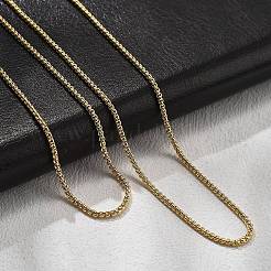 1.5 mm lange Messing-Kettenhalsketten&nbsp;KK-K398-29G