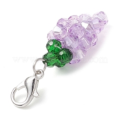 Decorazione pendente in vetro d'uva&nbsp;HJEW-JM02594