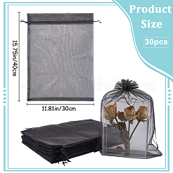 30 pz grandi sacchetti in organza per scarpe portatili&nbsp;OP-SP0001-03B-02