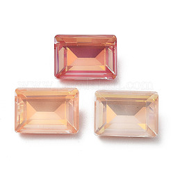 Cabochon di strass di vetro k9 galvanizzato&nbsp;RGLA-M016-G01-AM