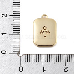 Ottone micro spianare pendenti zirconi&nbsp;LS-KK-D283-30G-02