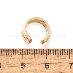 Manschettenohrringe aus Messing mit klarem Zirkonia&nbsp;EJEW-Q025-04G