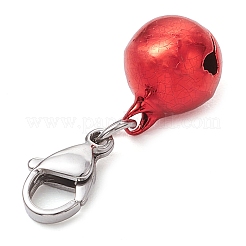 Décoration pendentif cloche en laiton&nbsp;HJEW-JM02492-02